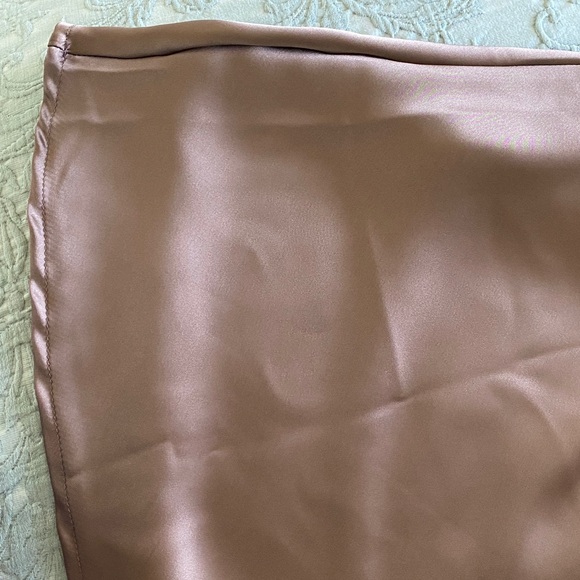 Satin Midi Slip Skirt - Picture 6 of 7